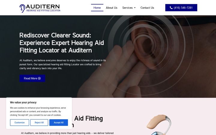 Screenshot of auditern.com