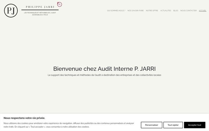 Screenshot of auditinternepjarri.com