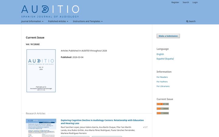 Screenshot of auditio.com