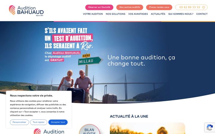 Screenshot του audition-bahuaud.fr