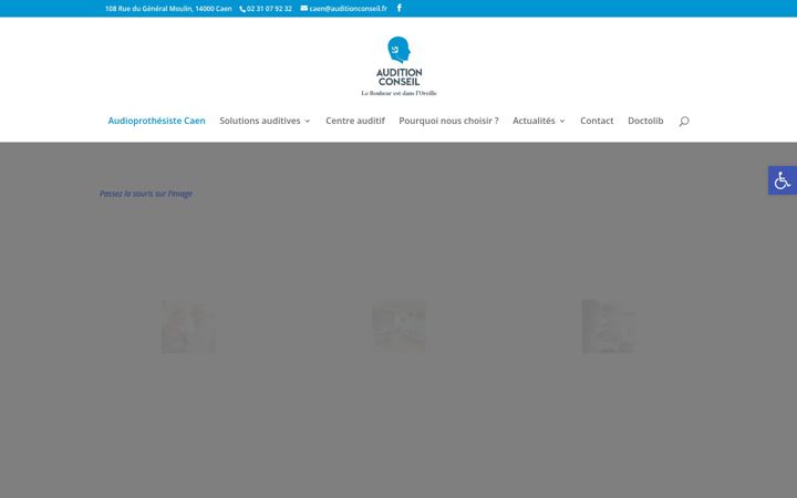 Screenshot του audition-conseil-caen.fr