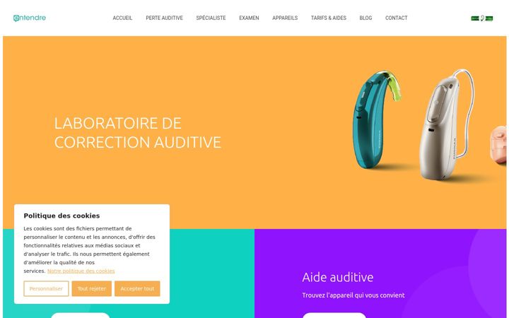 Screenshot of auditiondumau.com