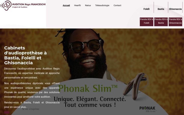 Screenshot του auditionregisfranceschi.fr