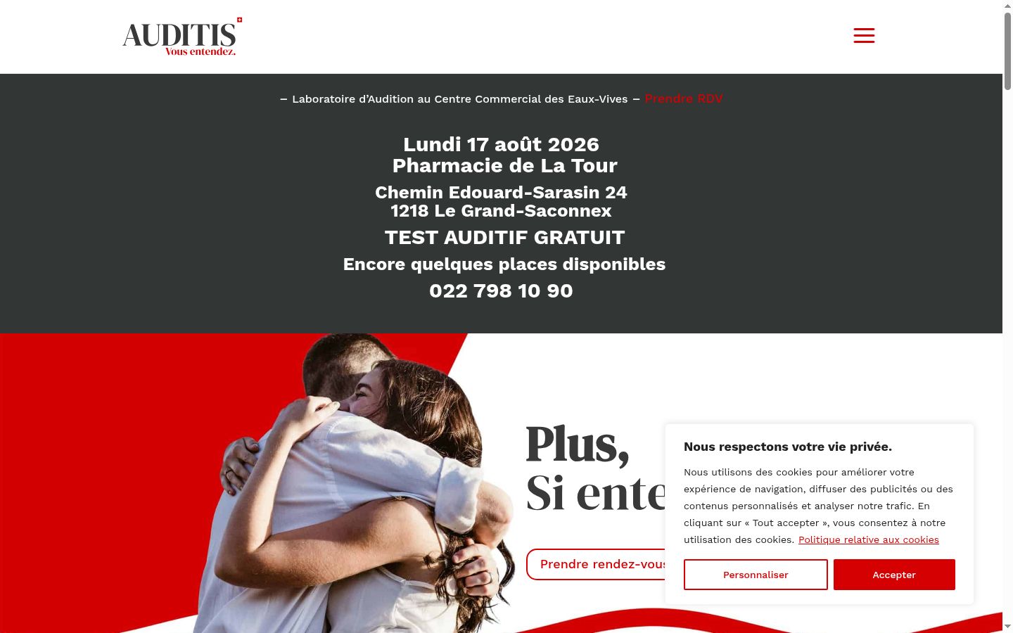 Captură de ecran a bannerului de consimțământ afișat înainte de orice interacțiune