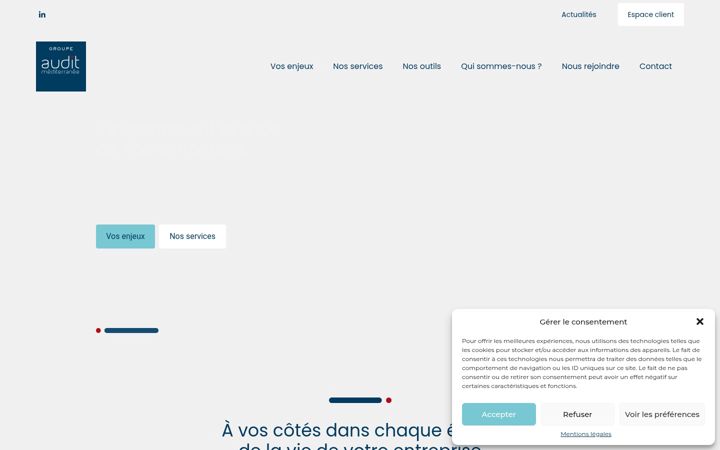 Screenshot of auditmed.fr
