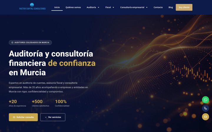 Zrzut ekranu auditoresmurcia.es
