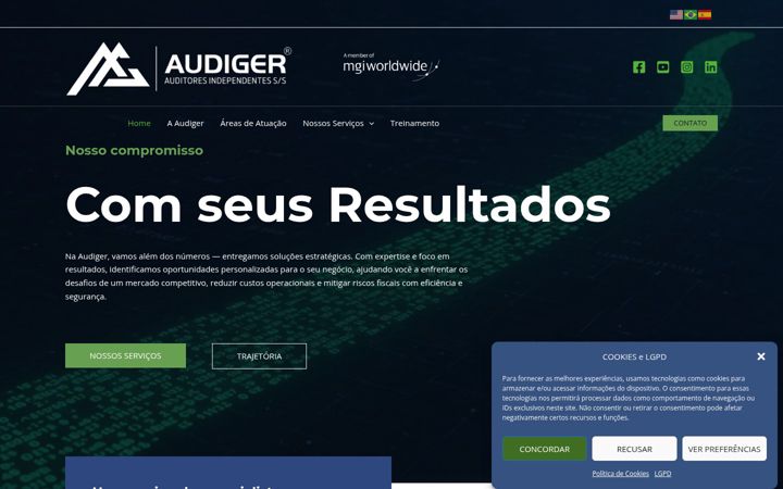 Screenshot of auditoriaembrasilia.com.br