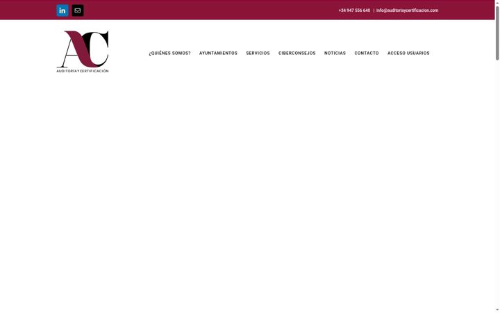 Screenshot of auditoriaycertificacion.com
