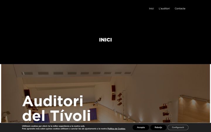 Screenshot of auditorideltivoli.cat
