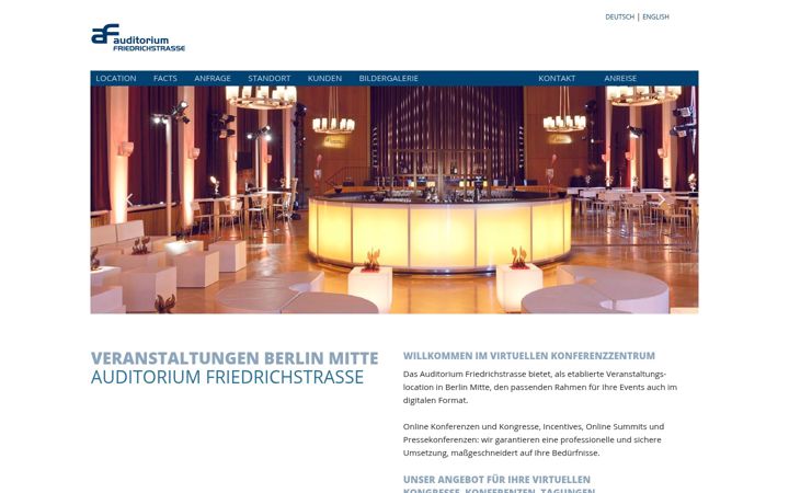 Screenshot of auditorium-friedrichstrasse.de