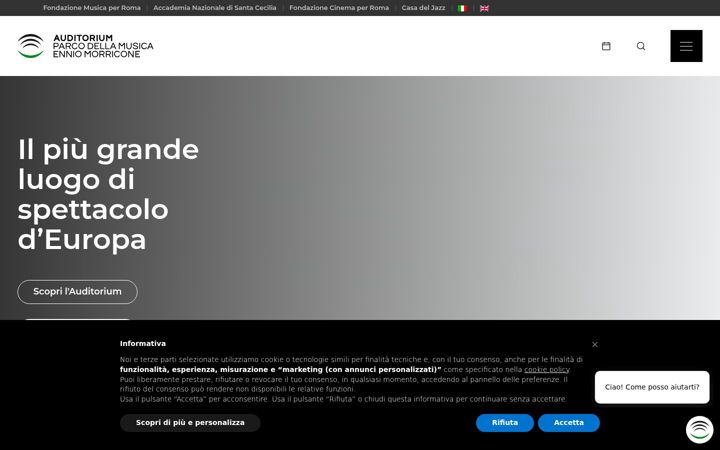 Screenshot of auditorium.com