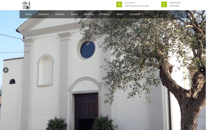 Screenshot of auditoriumsanrocco.com
