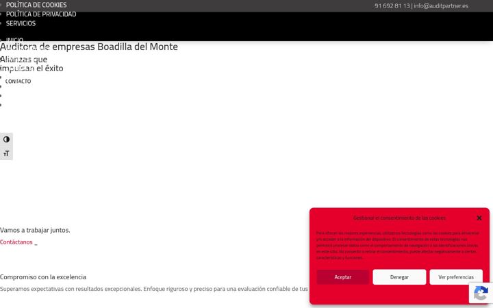 Zrzut ekranu auditpartner.es