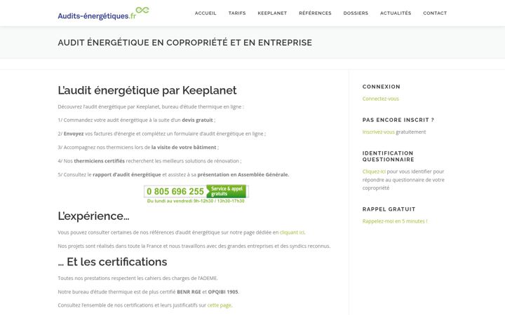 Screenshot του audits-energetiques.fr