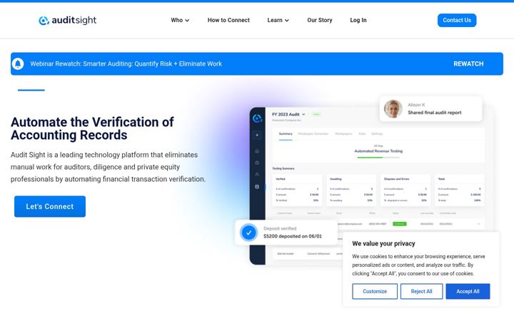 Screenshot of auditsight.com