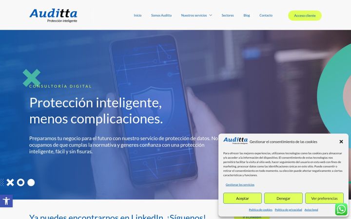 Screenshot of auditta.es