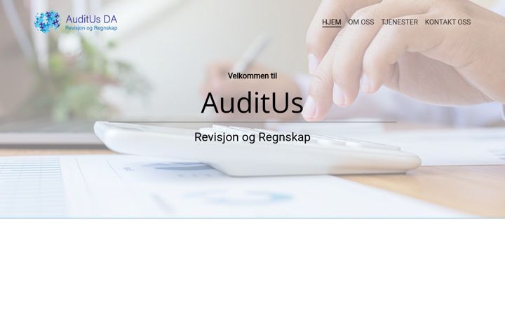 Screenshot of auditus.no