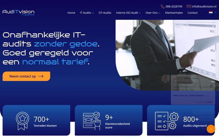 Screenshot of auditvision.nl