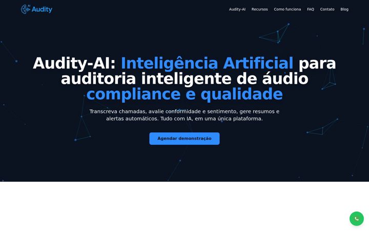 Screenshot of audity-ai.com.br