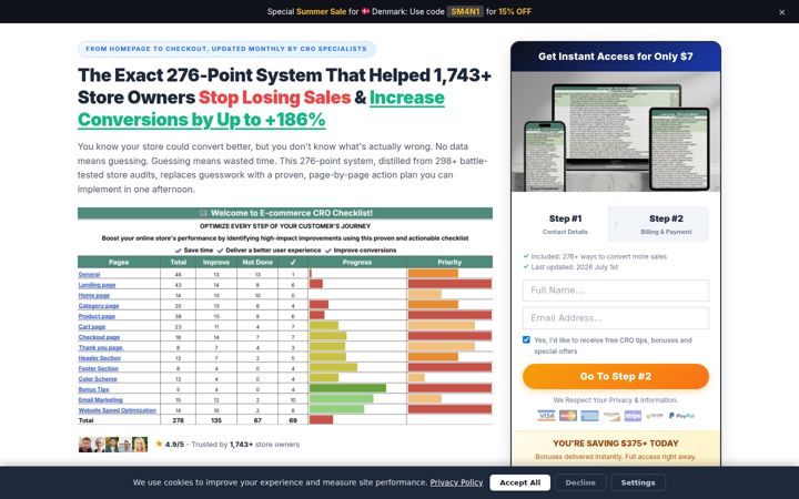 Screenshot of audityourstore.com