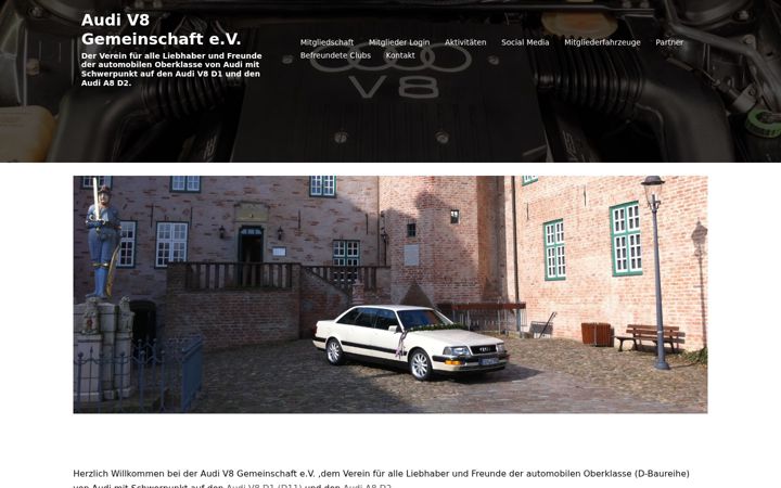 Screenshot di audiv8gemeinschaft.de