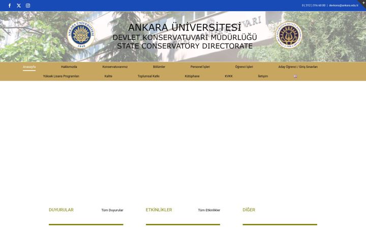 Screenshot of audk.ankara.edu.tr