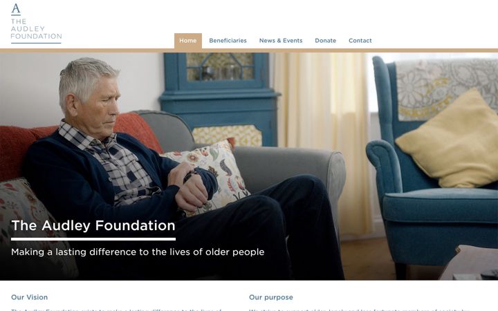 Capture d'écran de audleyfoundation.org.uk