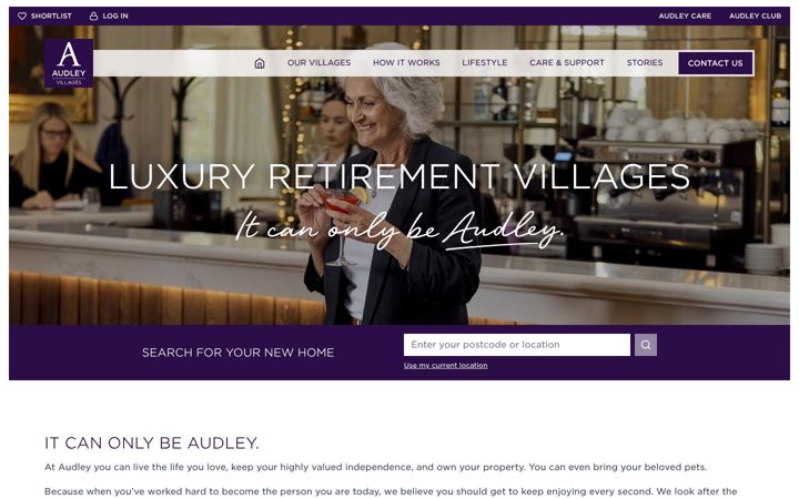 Screenshot του audleyvillages.co.uk