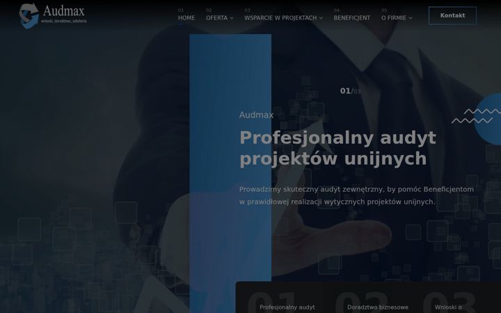 Screenshot of audmax.pl