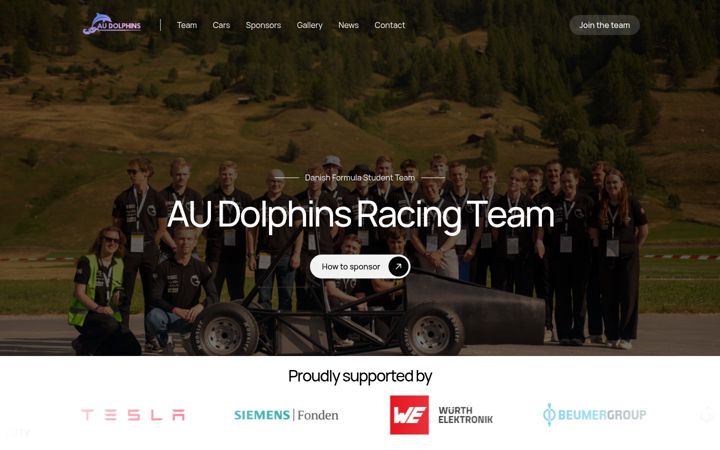 Screenshot of audolphins.dk