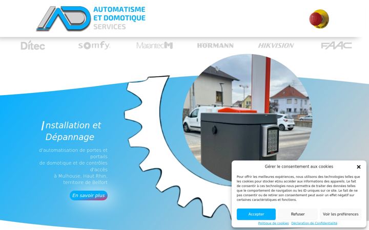 Екранна снимка на audomservices.com