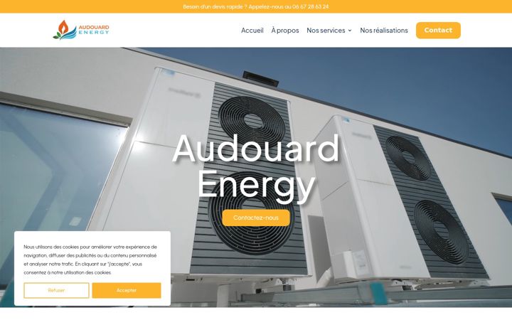 Screenshot of audouardenergy.fr
