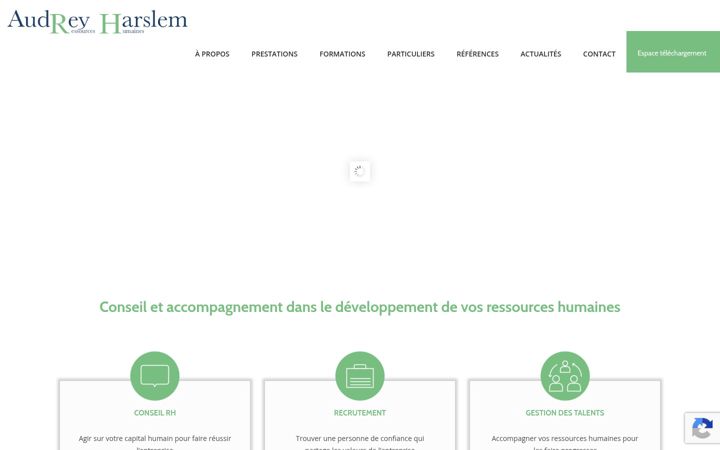 Screenshot von audrey-harslem.fr