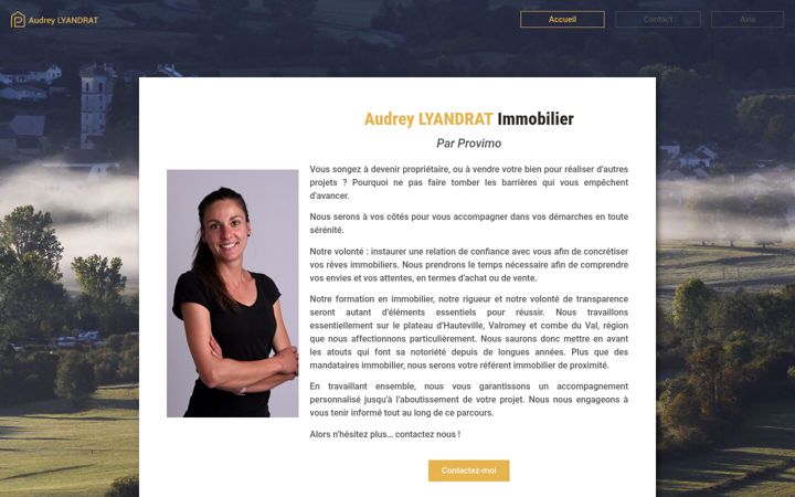 Screenshot von audrey-lyandrat.fr