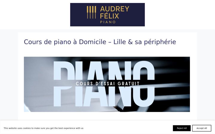 Screenshot of audreyfelix.fr