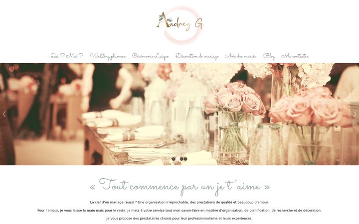 Screenshot of audreyg-organisatrice-officiante.fr
