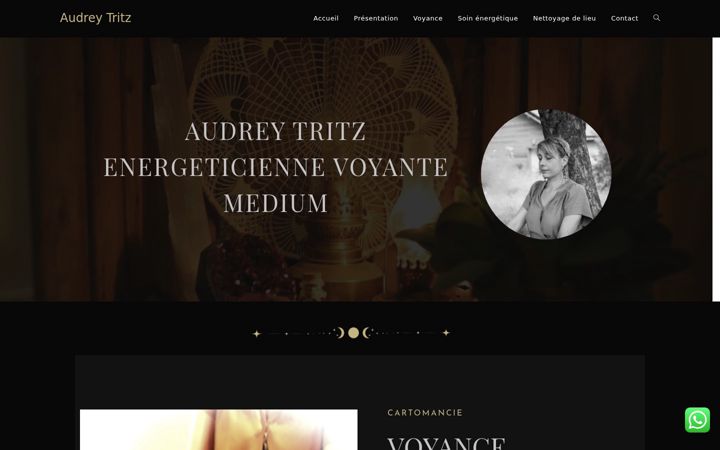 Captură de ecran a audreytritz-energeticienne.fr