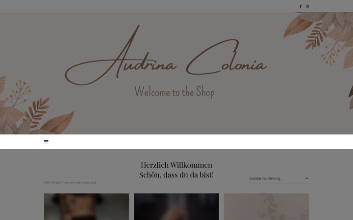 Captura de pantalla de audrinacolonia.com