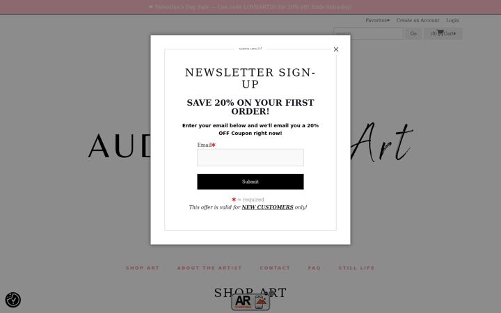Screenshot of audryelove.art