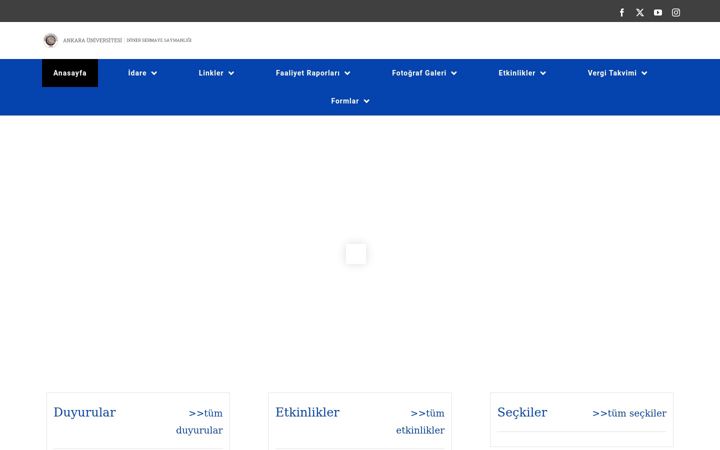 Screenshot of audssm.ankara.edu.tr
