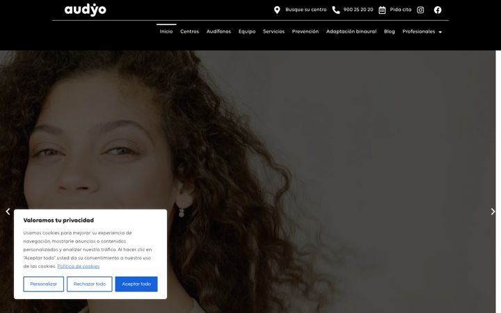 Screenshot of audyo.es