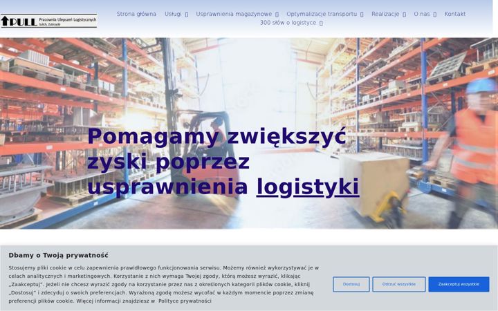 Captura de pantalla de audytlogistyki.pl