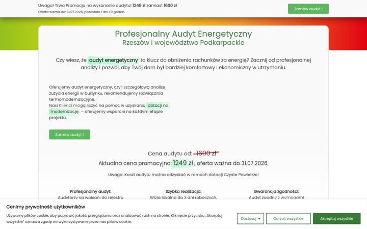 Snimka zaslona za audytnajuz.pl