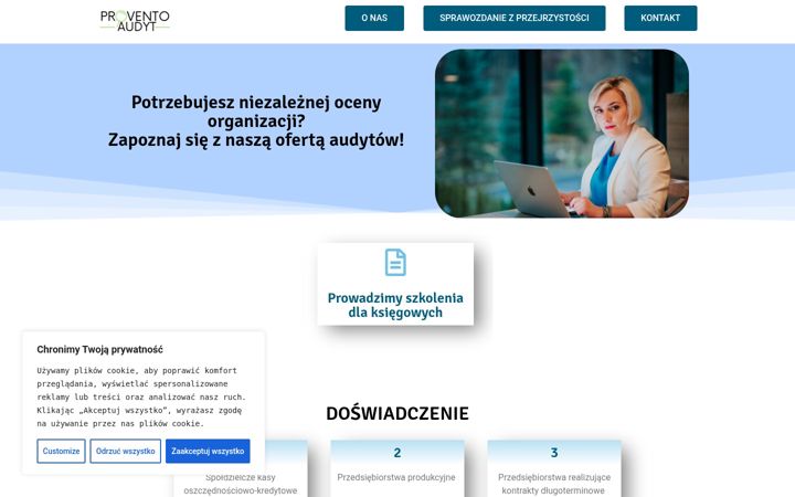 Screenshot of audytprovento.pl