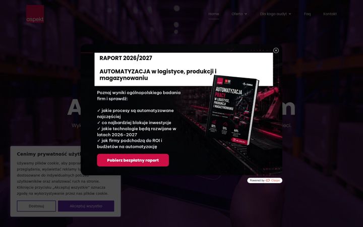 Snimka zaslona za audytwifi.pl