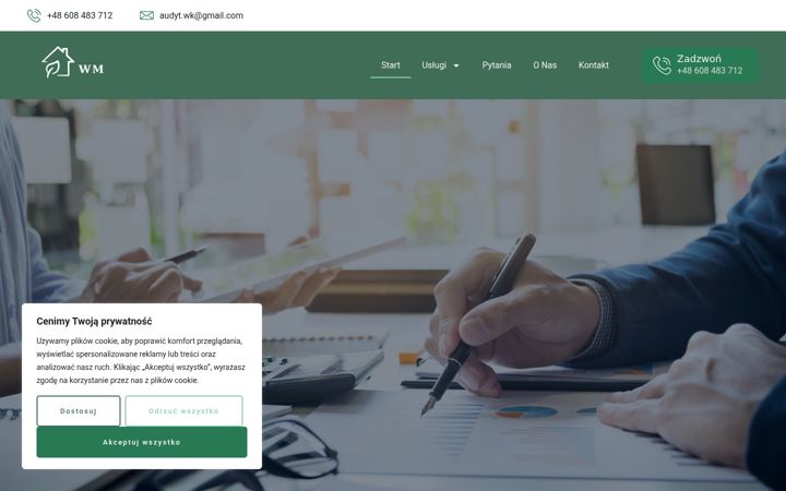 Screenshot of audyty-eko.pl