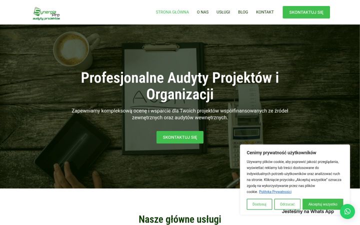 Screenshot of audyty.info.pl