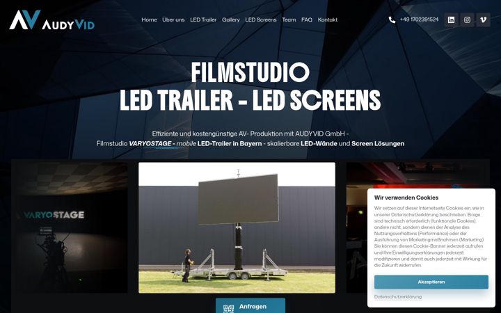 Screenshot of audyvid.de