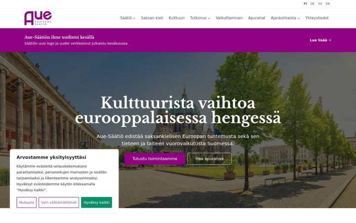 Screenshot of aue-stiftung.org