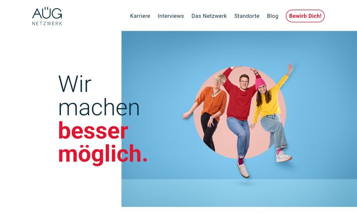 Snímek obrazovky aueg-netzwerk.de